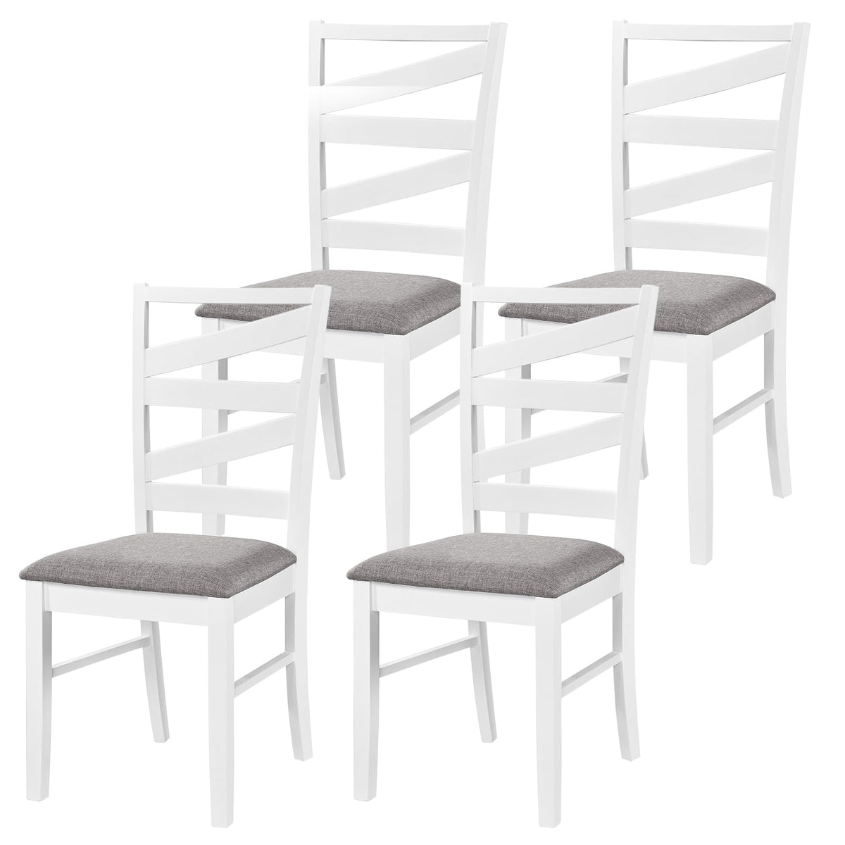 Goflame Kitchen Chairs with Tall Backrests for Dining Room