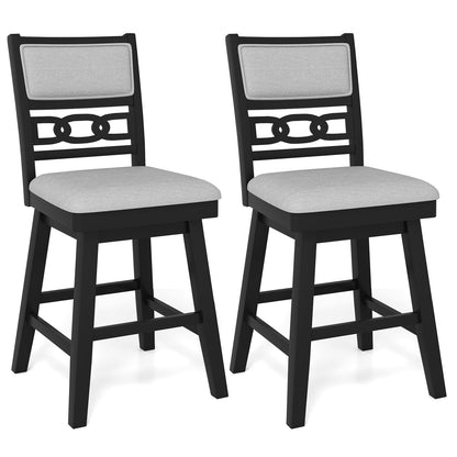 Goflame 25" Bar Stools Set of 2/4 Modern Counter Height Tall Chairs