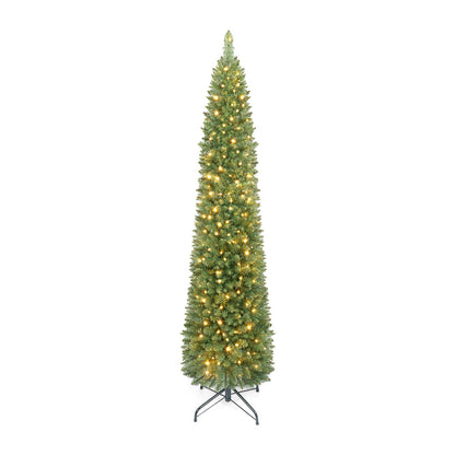 GOFLAME 6/7/9FT Pre-Lit Pencil Christmas Tree