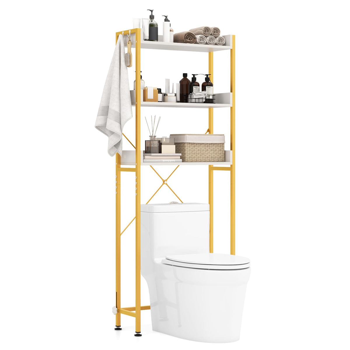 Goflame Over The Toilet Storage Rack
