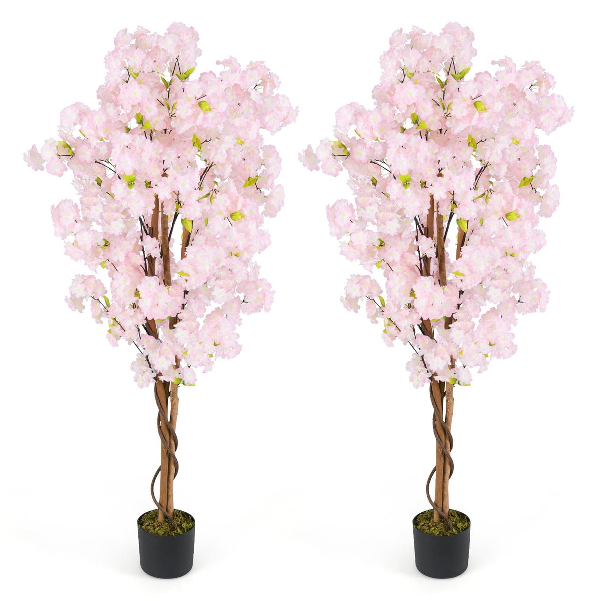 GOFLAME 5FT Artificial Cherry Blossom Tree