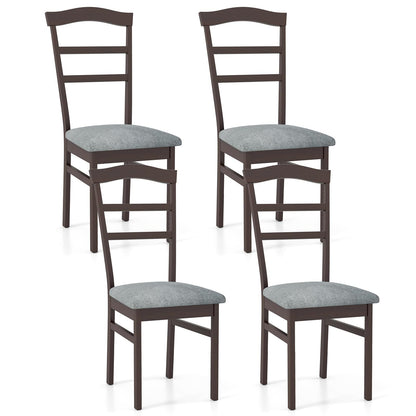 Goflame Wooden Dining Chairs Set for Dining Room Living Room