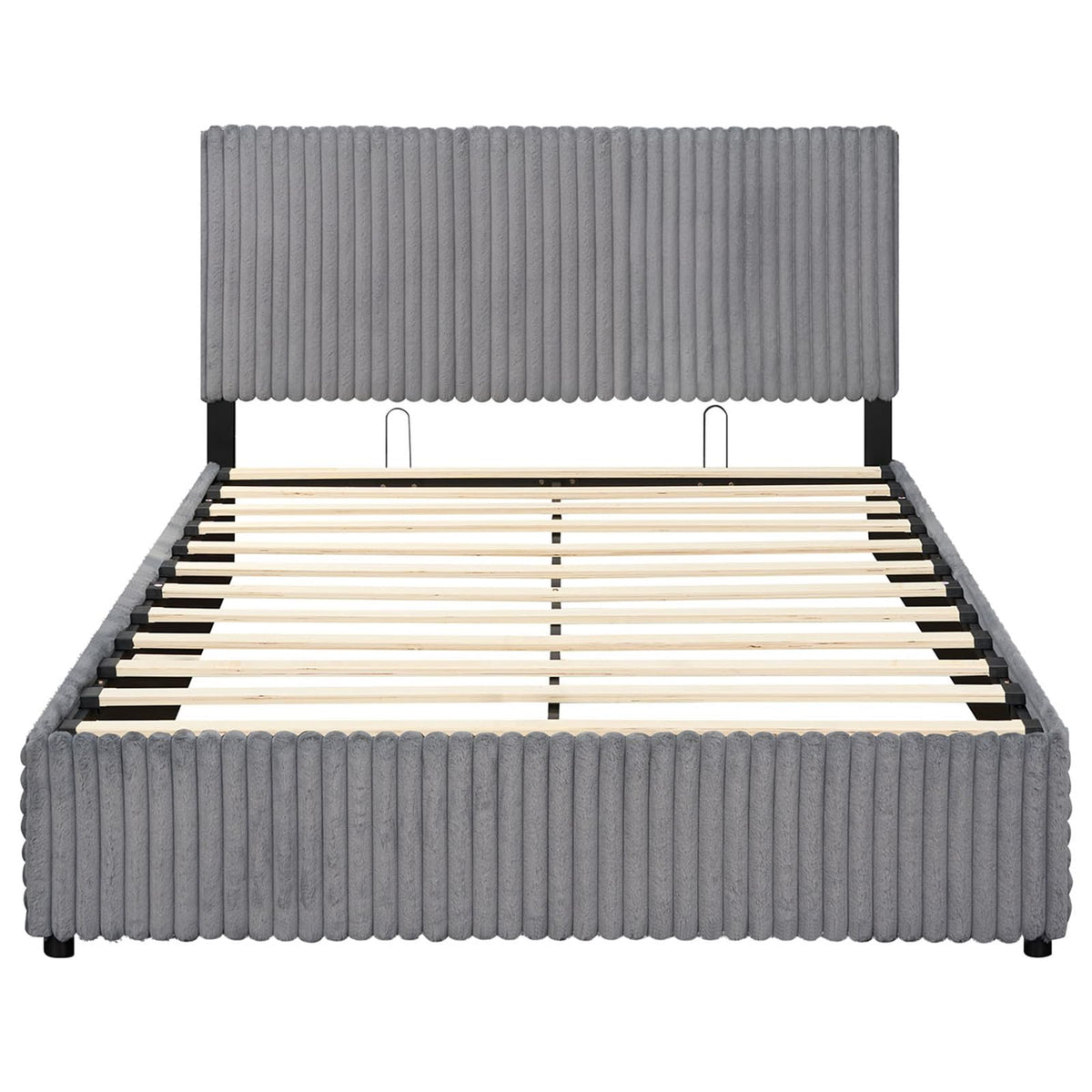 Goflame Queen Size Lift Up Storage Bed