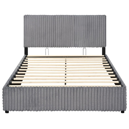 Goflame Queen Size Lift Up Storage Bed