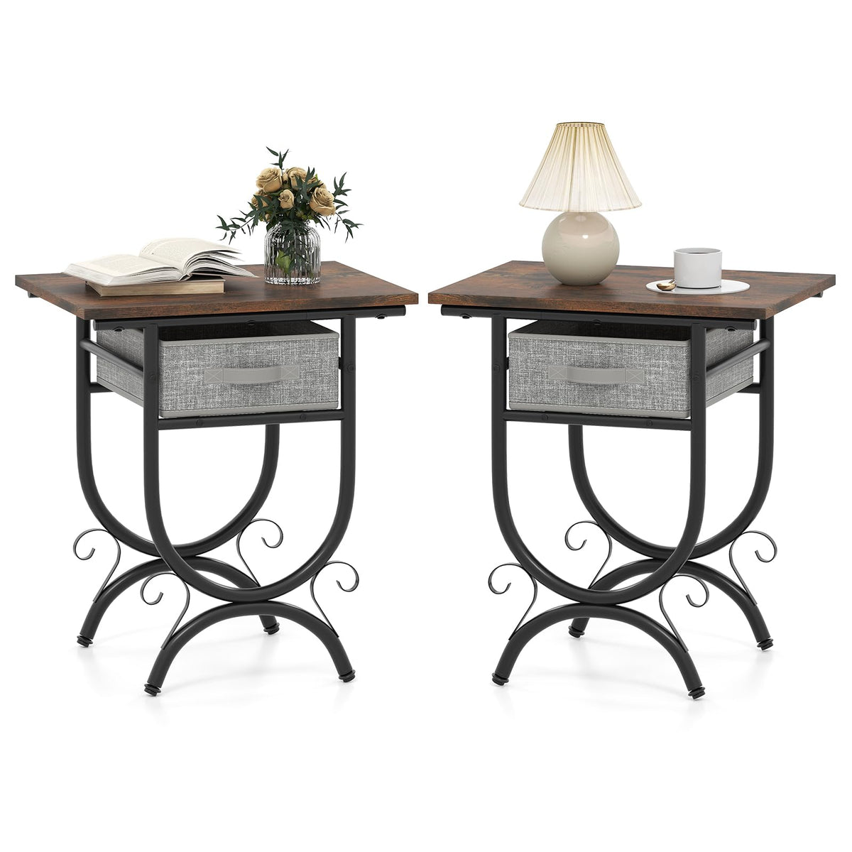 Goflame Nightstand Set of 1/2