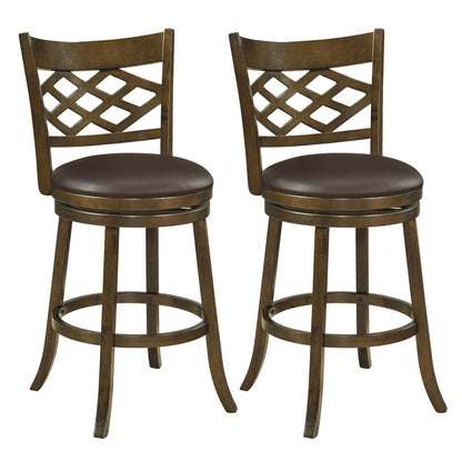 Goflame Swivel Bar Stools Set of 2/4 26"/31" Bar Height Chairs