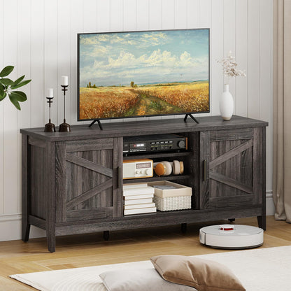 Goflame Farmhouse TV Stand for TVs up to 65"