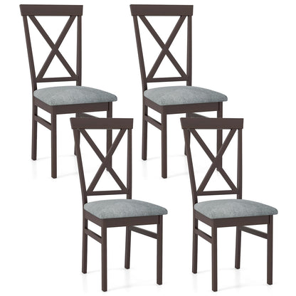 Goflame Wooden Dining Chairs Set for Dining Room Living Room