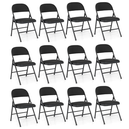 Goflame Portable Party Chairs with Metal Frame