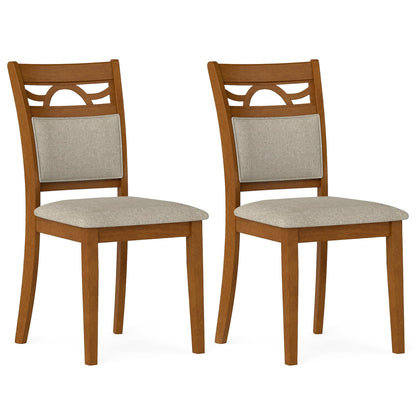 Goflame Wooden Dining Chairs Set of 2/4 for Dining Room