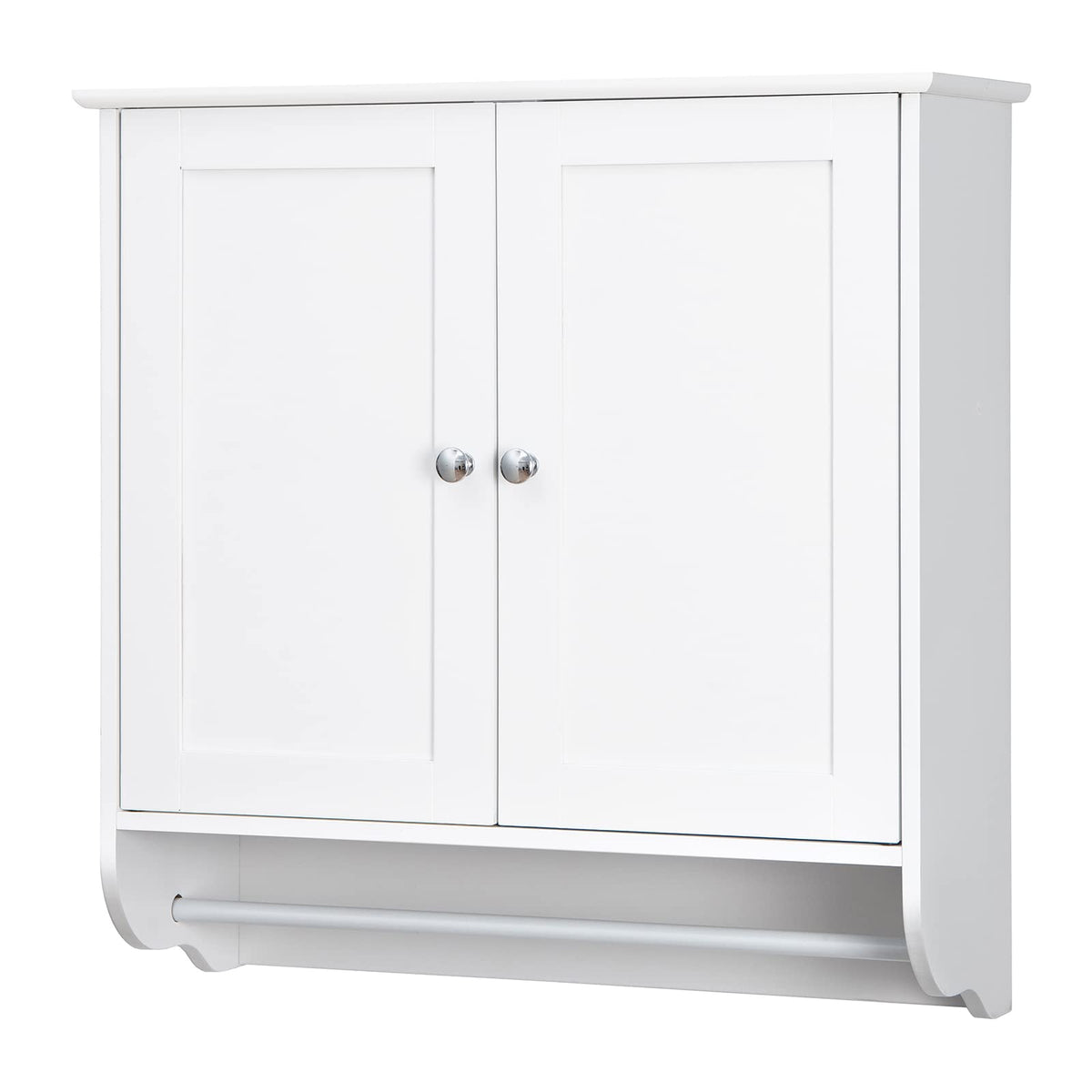Bathroom Cabinet Wall Mounted - Over The Toilet Medicine Cabinet with Double Doors - Goflame