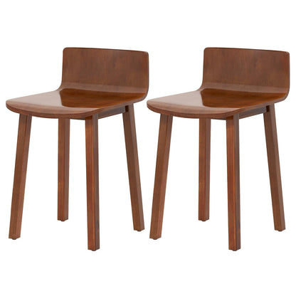 Goflame Wood Dining Chairs Set of 2/4 Farmhouse Kitchen Dining Room Chair