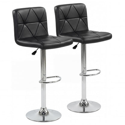 Goflame Modern Faux Leather Upholstered Counter Height Barstools Set of 2/4