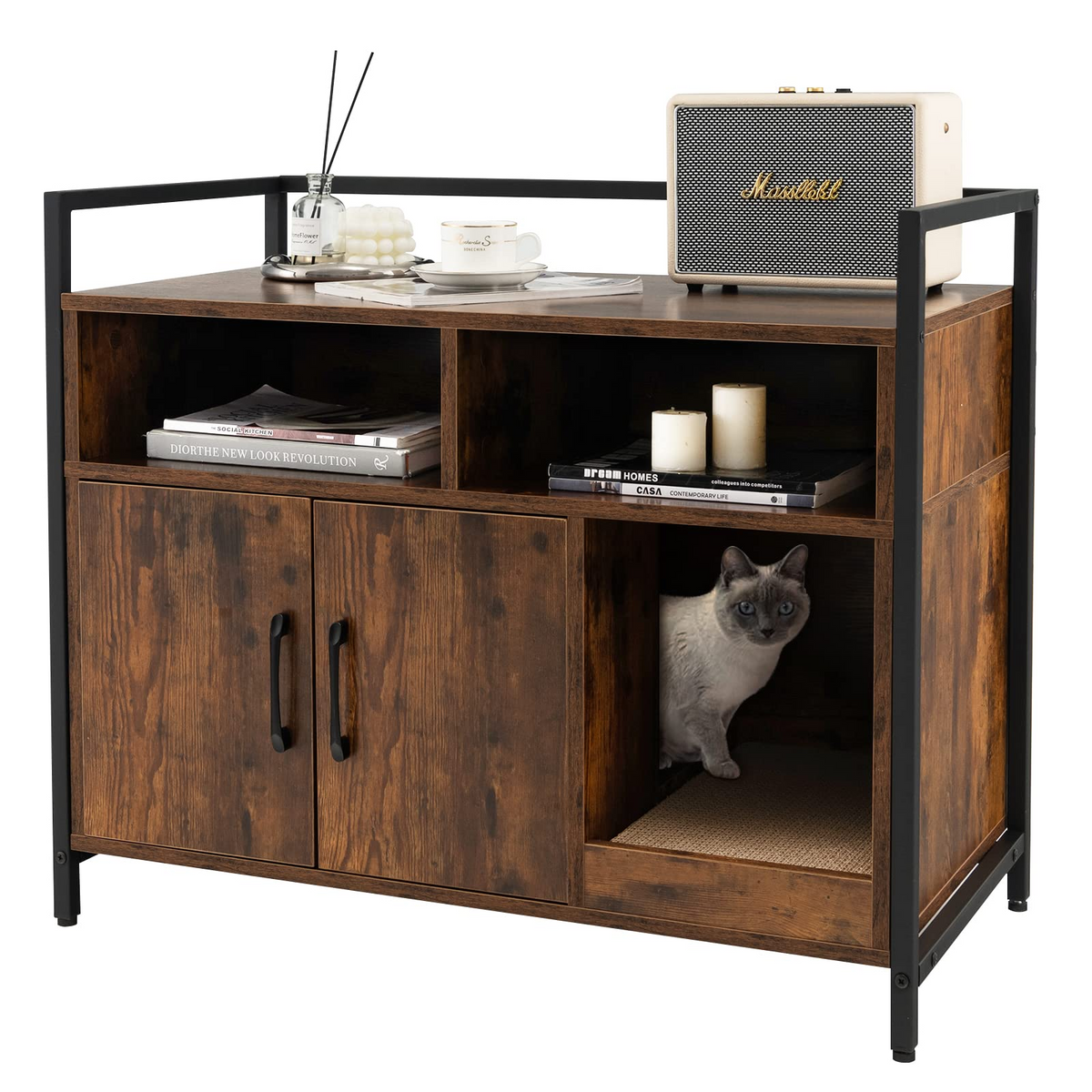 Cat Litter Box Enclosure - Goflame
