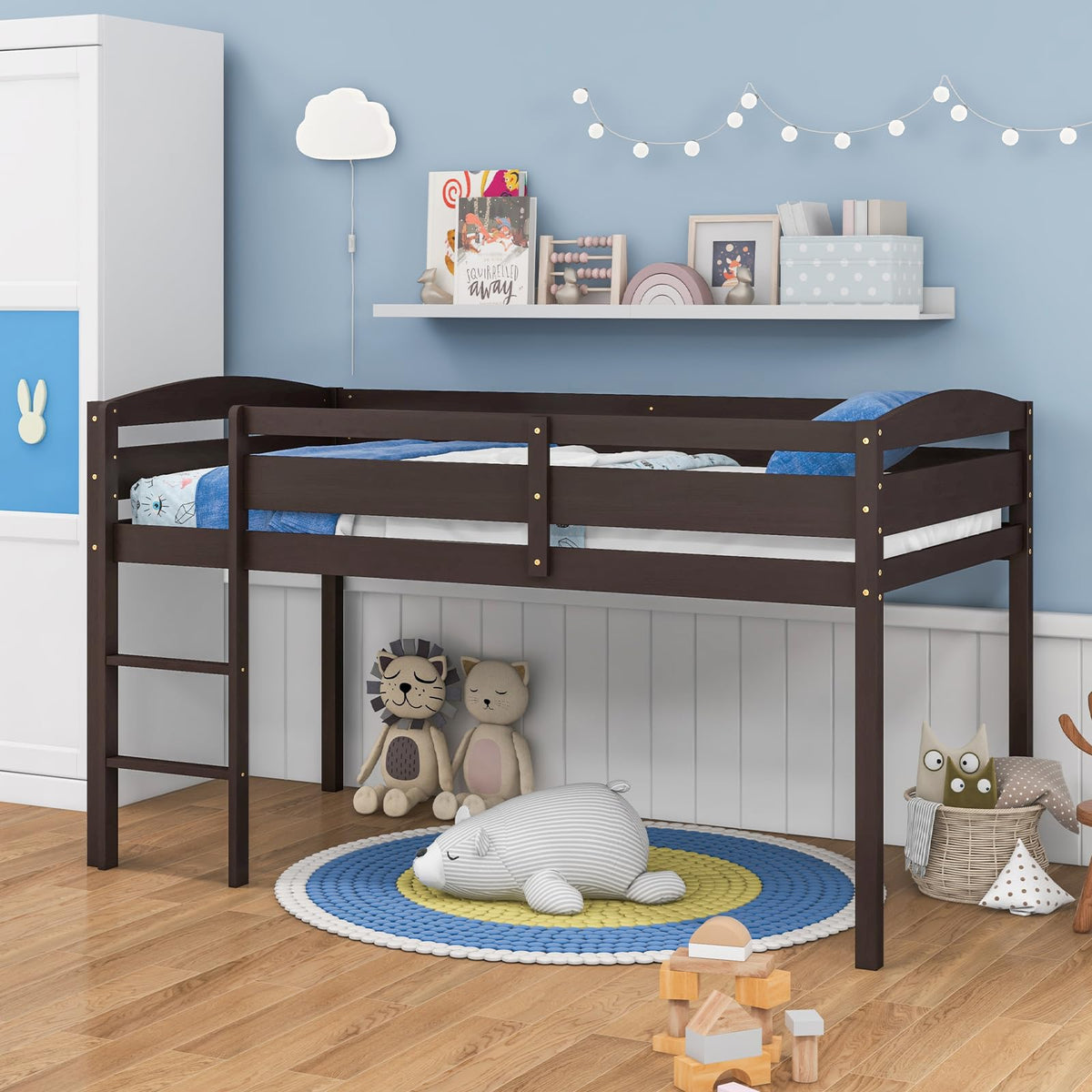 Goflame Loft Bed with Ladder
