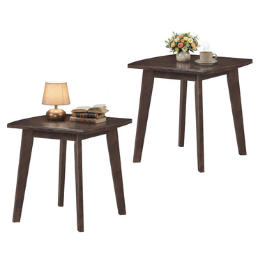 Goflame Modern Square Side Table Set of 1/2