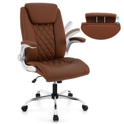 Goflame Executive Office Chair, Ergonomic PU Leather Desk Chair