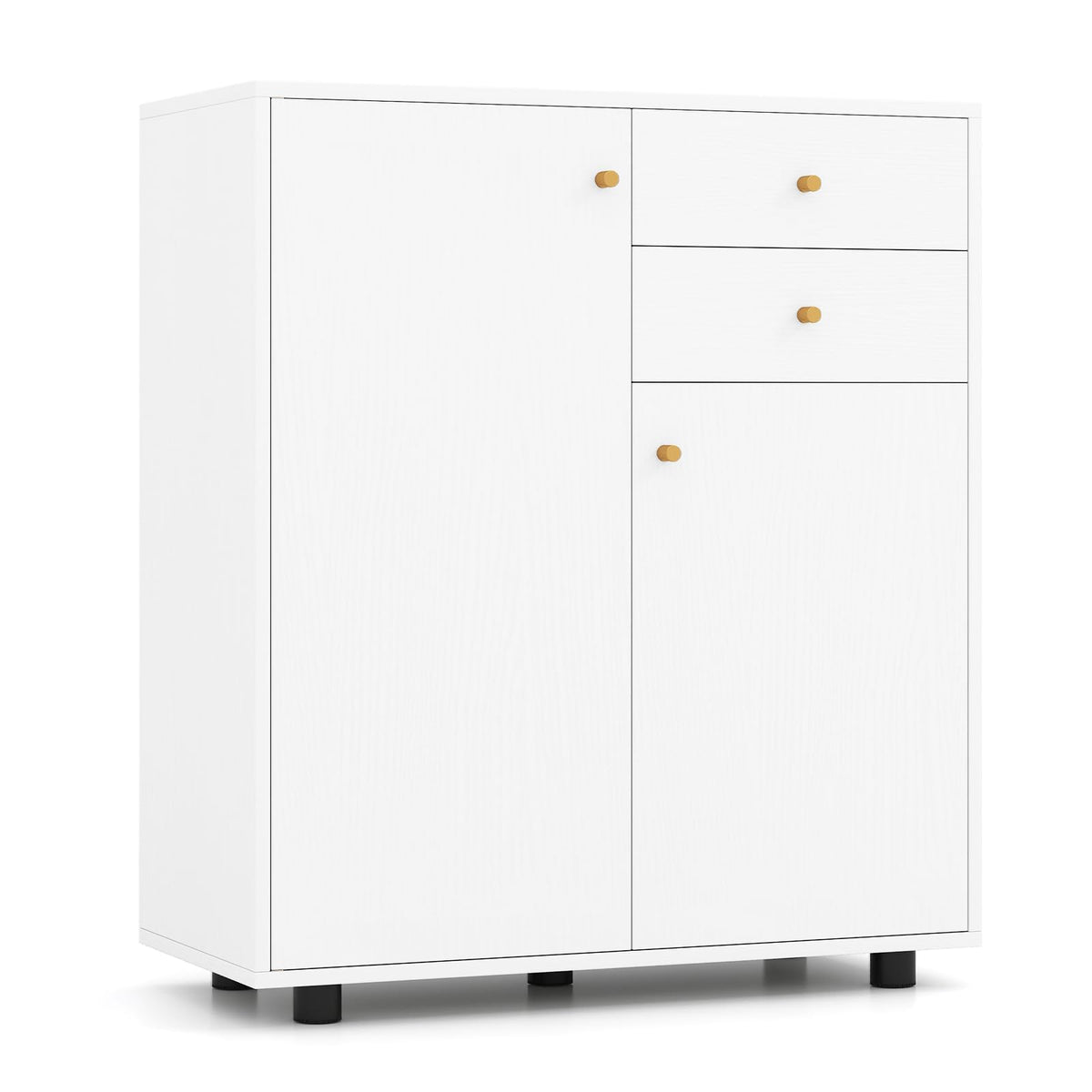 Goflame Sideboard Buffet Cabinet Modern Sideboard Storage Cabinet