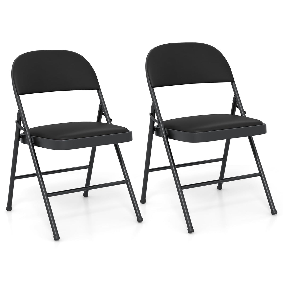 Goflame Portable Party Chairs with Metal Frame