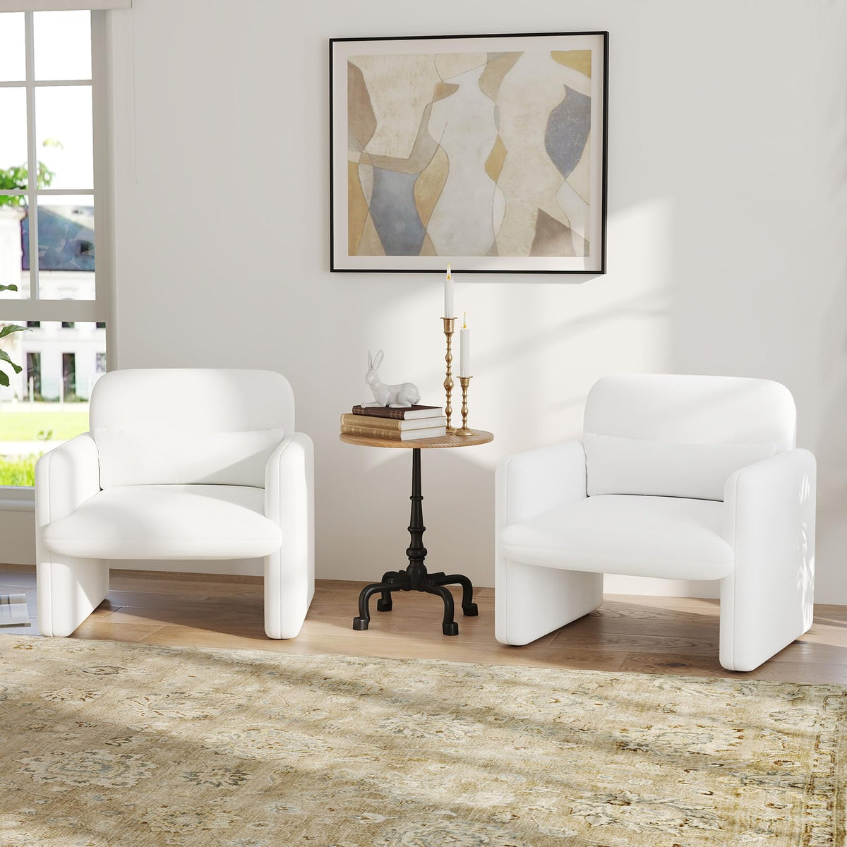 Goflame Modern Accent Chair
