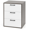 Goflame Nightstand with 3 Drawers for Bedroom Hallway