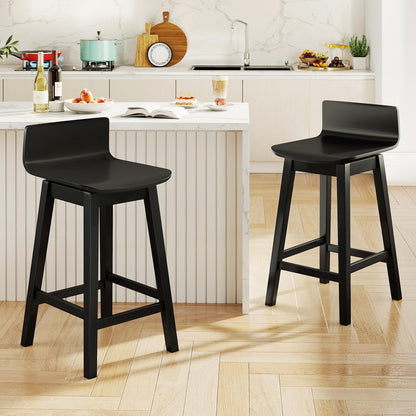 Goflame 24.5" Swivel Bar Stools Set of 2/4
