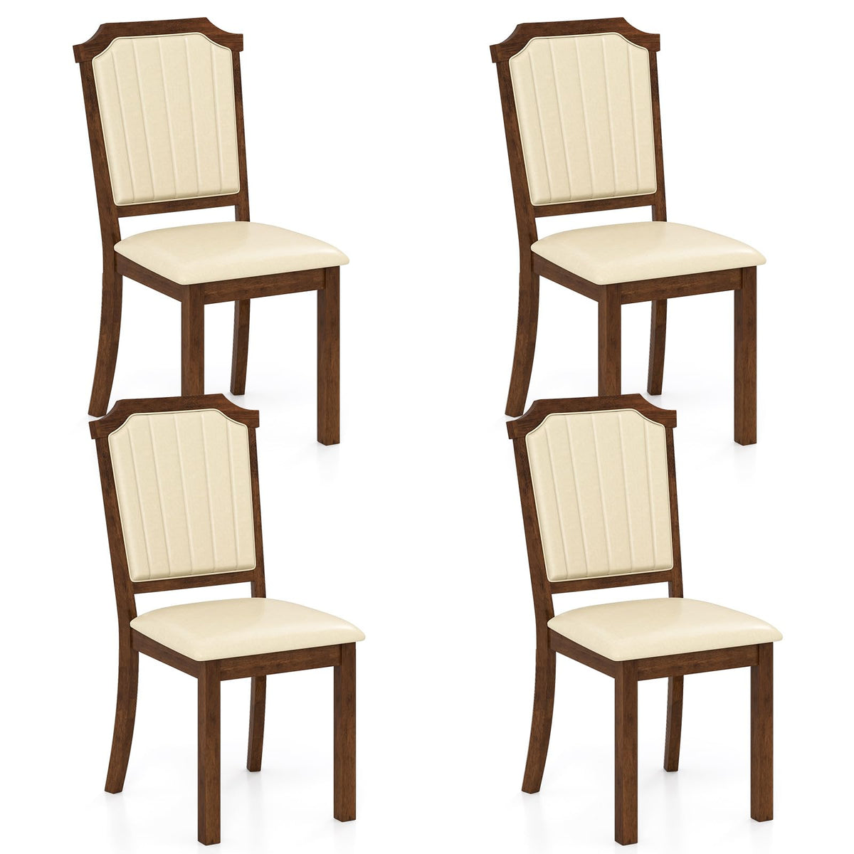Goflame Upholstered Dining Chairs Set of 2/4