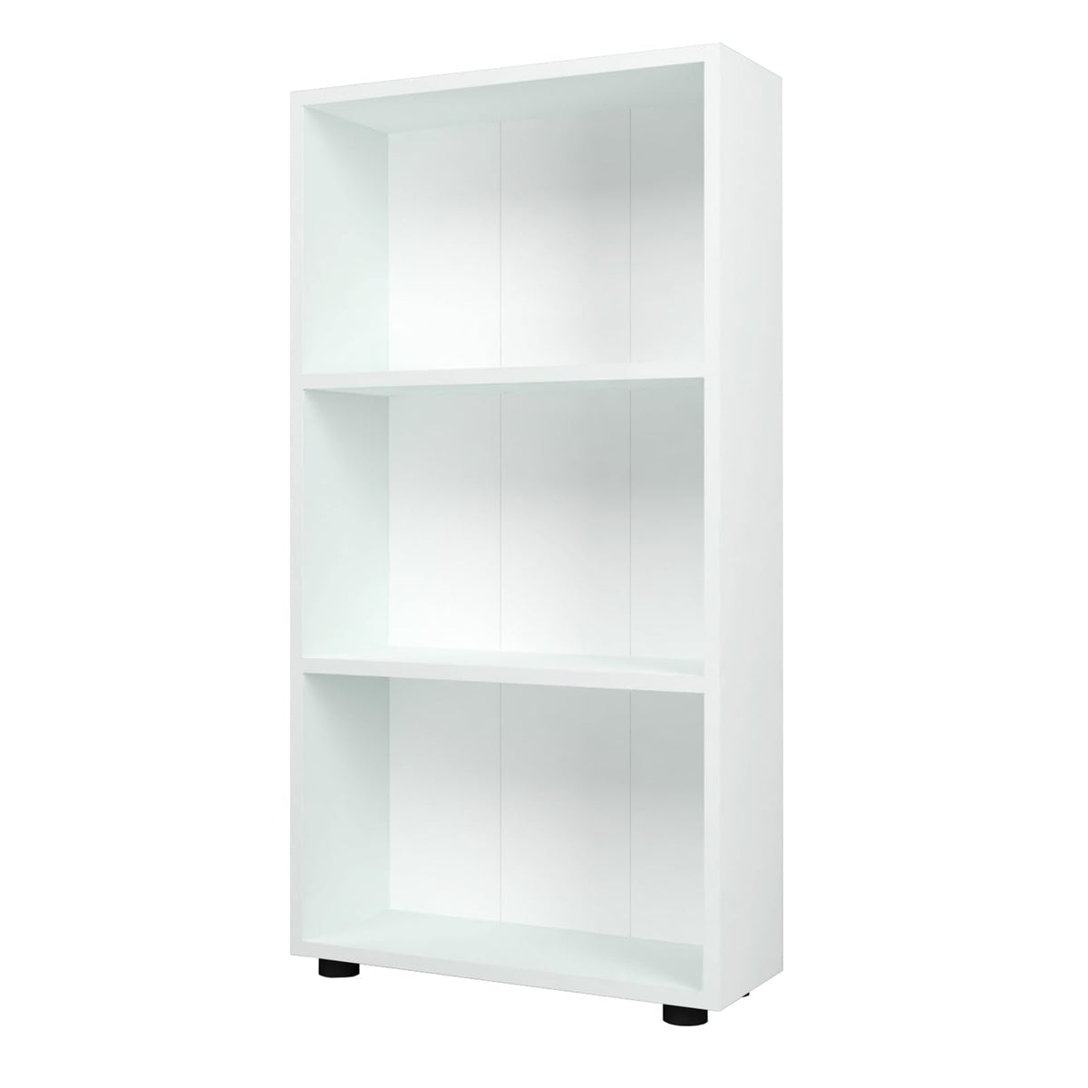 Goflame 3-Tier Bookcase with Anti-Tipping Kit for Living Room