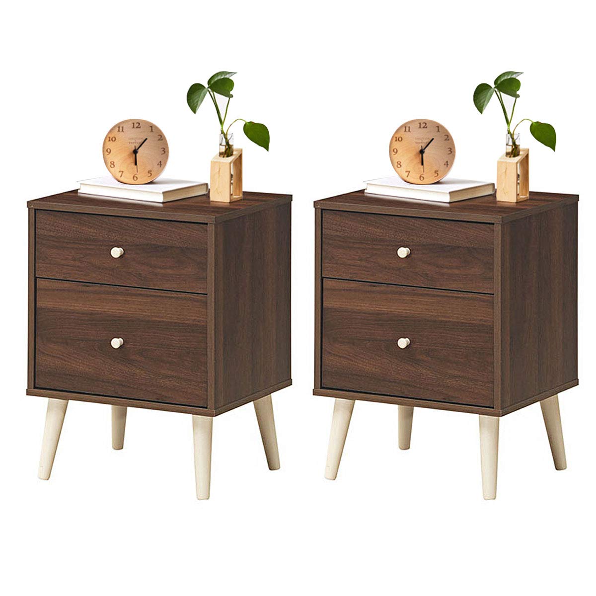 Goflame Hallway Storage Cabinet Organizer Beside End Table
