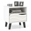 Goflame Mid Century Modern Nightstand