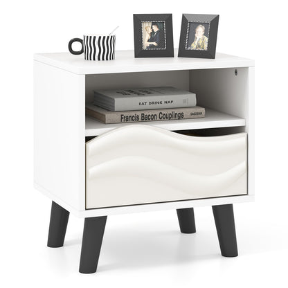 Goflame Mid Century Modern Nightstand