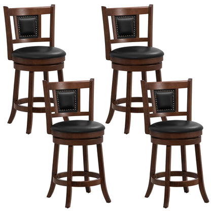 Goflame Swivel Bar Stools Set