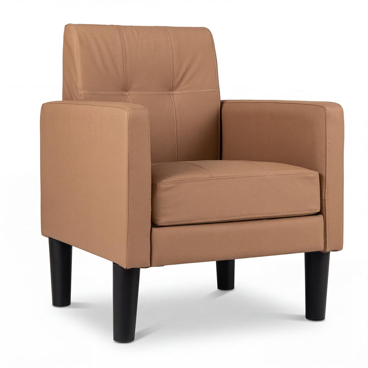 Goflame Modern Accent Chair with Removable Seat Cushion