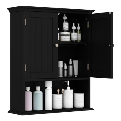 Goflame Wall Mounted Medicine Cabinets - Above Toilet Bathroom Cabinet with Adjustable Shelf