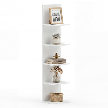 GOFLAME 5-Tier Wall Shelf for Living Room