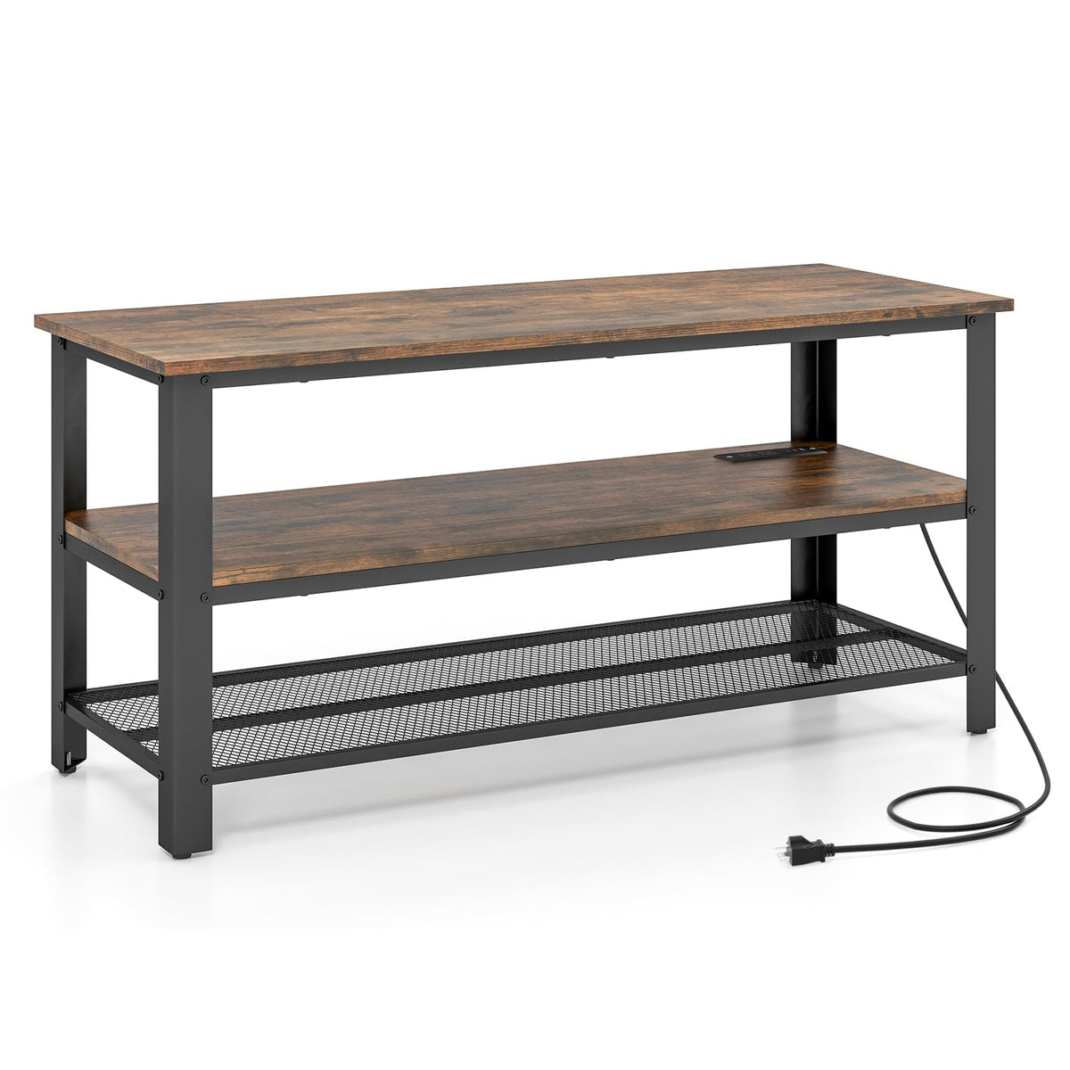 Goflame TV Stand for Bedroom, Entertainment Center for TVs up to 50”