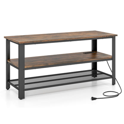 Goflame TV Stand for Bedroom, Entertainment Center for TVs up to 50”