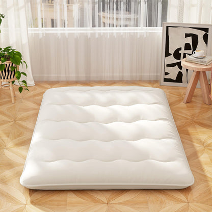 Goflame Japanese Floor Mattress Futon Mattress, Roll Up Mattress Tatami Mat with Washable Cover and Carry Bag