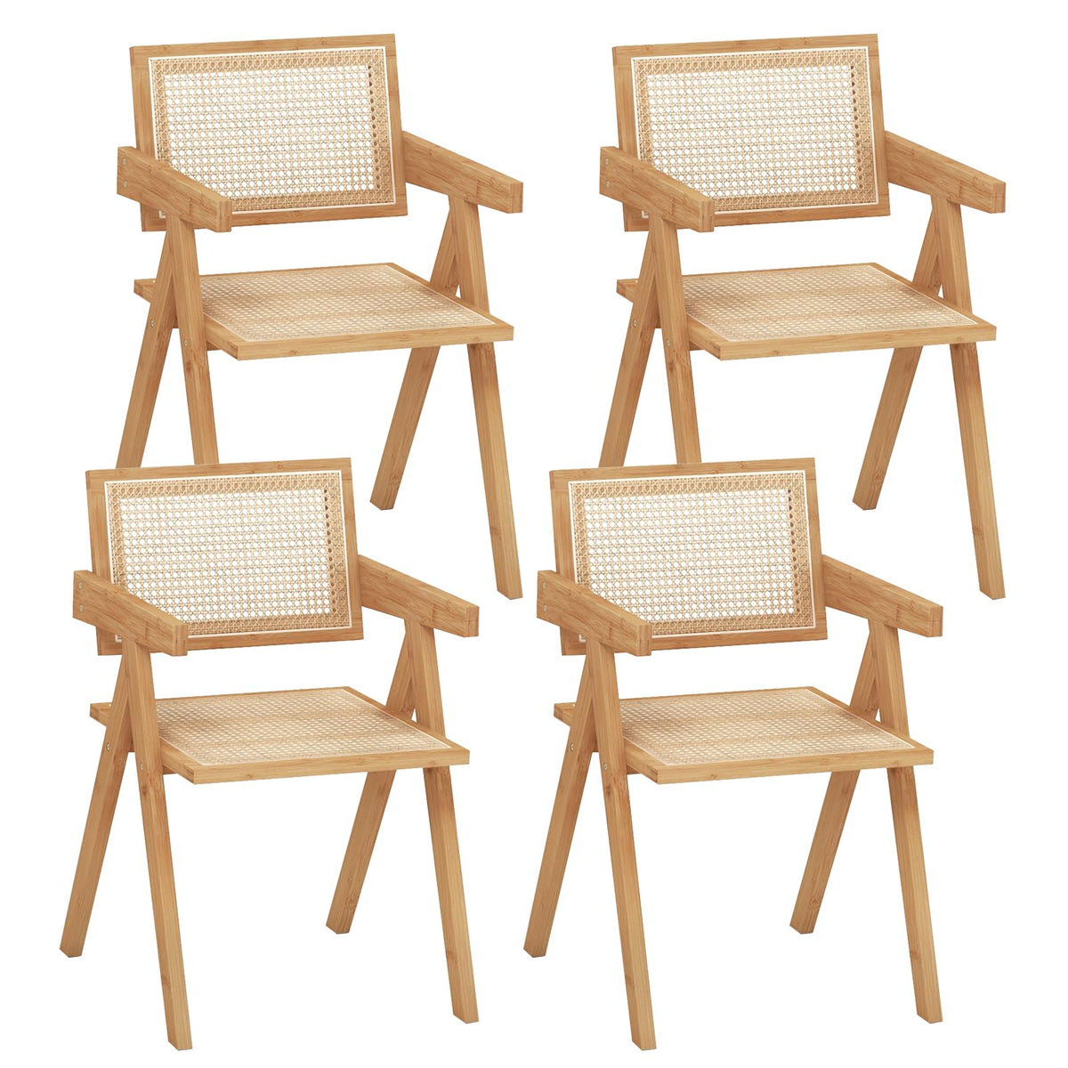 Goflame Rattan Accent Chair Set of 2