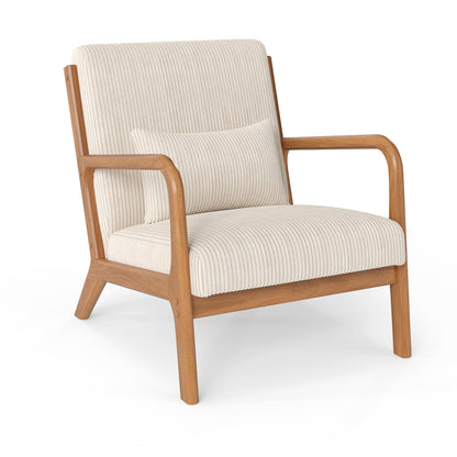 Goflame Modern Accent Chair Corduroy Upholstered Lounge Chair