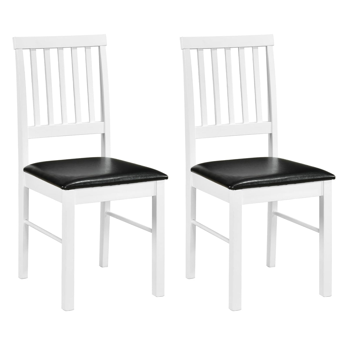 Goflame Modern Mid Century Dining Room Chairs with Hollowed Backrest