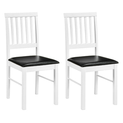 Goflame Modern Mid Century Dining Room Chairs with Hollowed Backrest