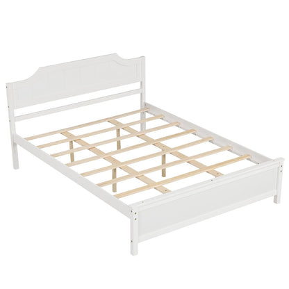 Goflame Queen/Twin/King/Full Size Wooden Bed Frame with Headboard
