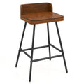GOFLAME 24" Industrial Bar Stools Set of 1/2/4 Counter Height Barstools