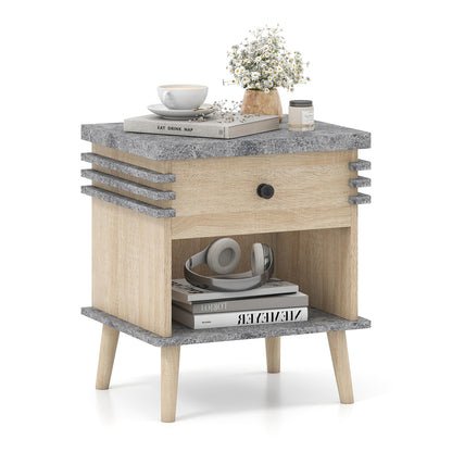 Goflame Modern Nightstand Set of 1/2