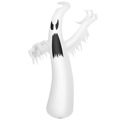 12ft Halloween Inflatable Ghost, Quick Blow up Halloween Decoration, Giant Inflatable Specter w/ Bright LED Lights