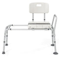 GOFLAME Sliding Tub Transfer Bench for Elderly and Disabled