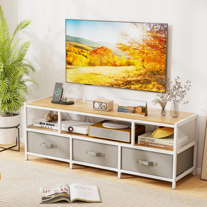 Goflame Dresser TV Stand for 65 Inch TV for Living Room Bedroom
