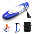 GOFLAME 10' Inflatable Stand up Paddle Board Adjustable Paddle