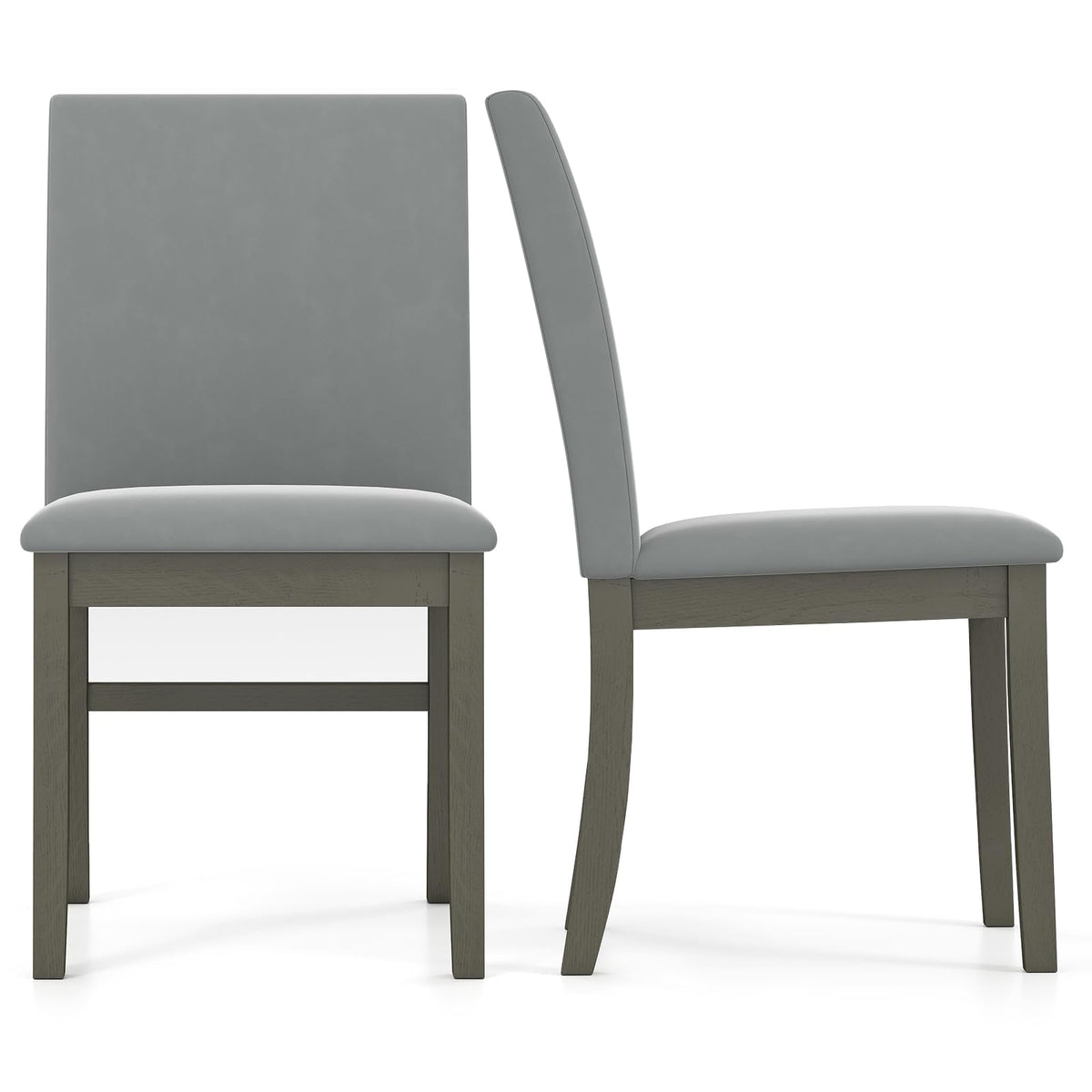 Goflame Upholstered Dining Chairs Set for Restaurant